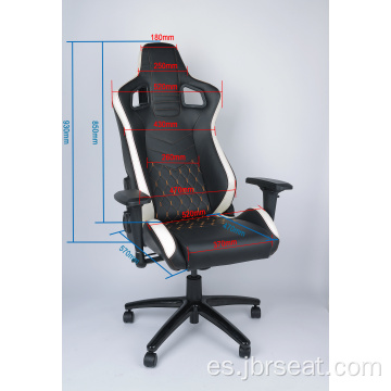 silla de juego con reposabrazos ajustable